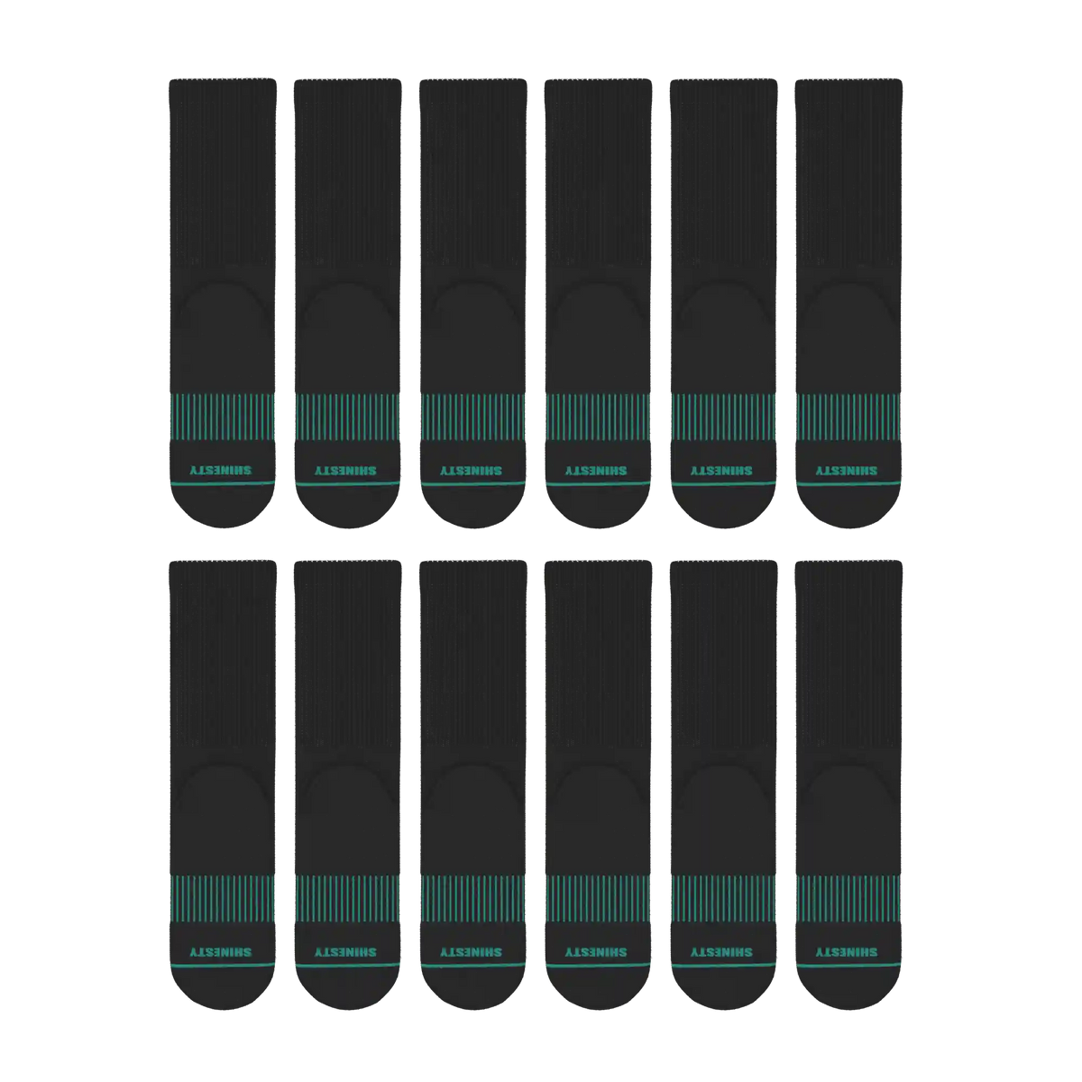 The Threat Level Midnight | Heel Hammock™ Crew Socks 12 Pack