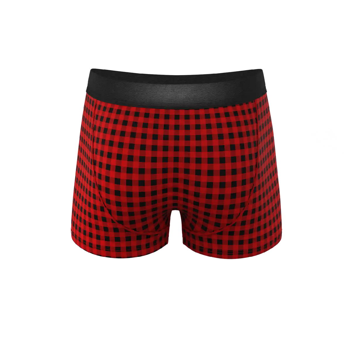 The Cardinal | Micro Buffalo Check Ball Hammock® Pouch Trunks Underwear