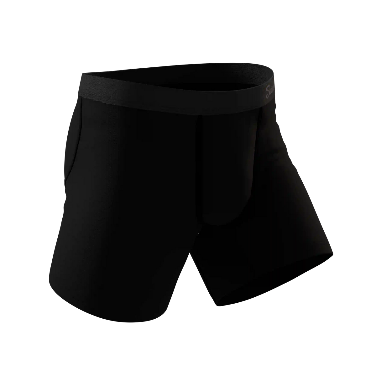 The Threat Level Midnight | Black Fart Proof Ball Hammock® Pouch Underwear