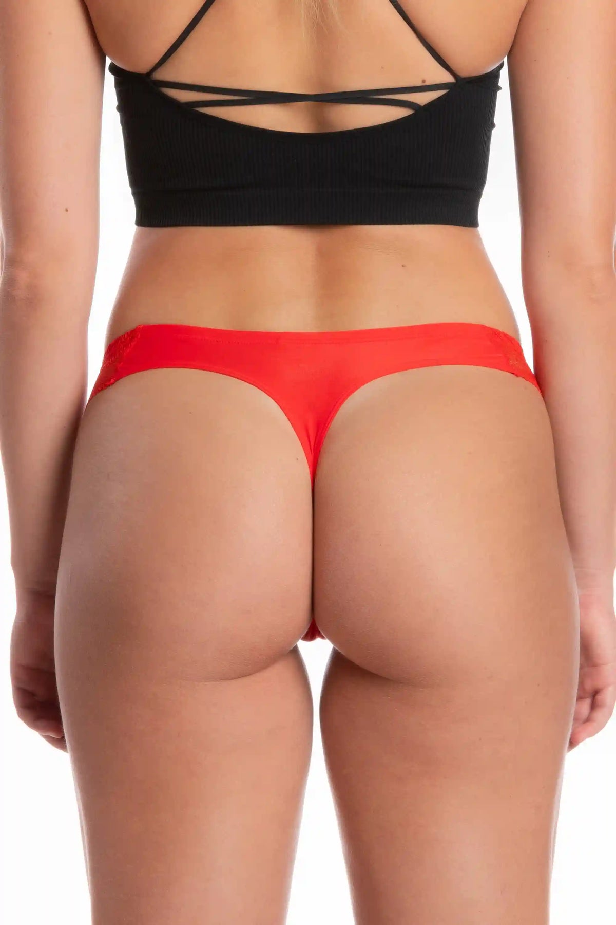 The Cherry Popsicle | Red Lace Thong