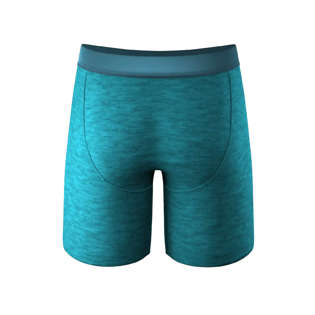 The Nerves of Teal | Teal Heather Ball Hammock® Boxer - Long Leg