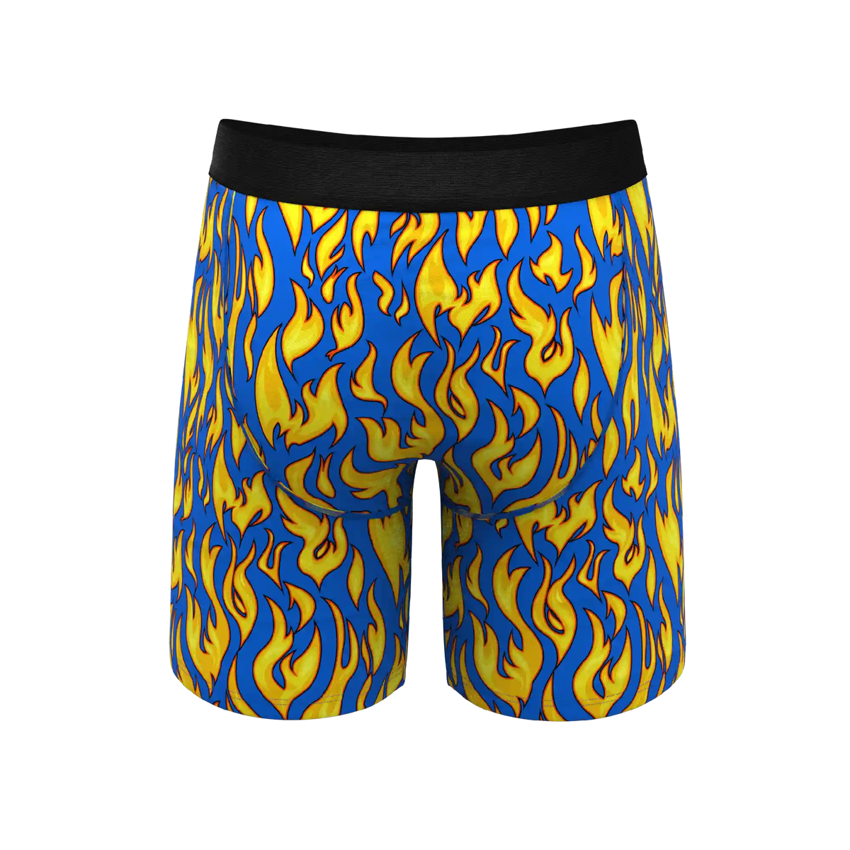 The Fire Crotch | Flames Ball Hammock® Boxer - Long Leg