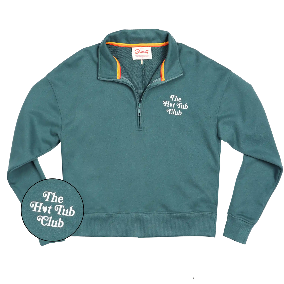 The Spruced Up | Green Sexy Terry™ Women’s Half Zip