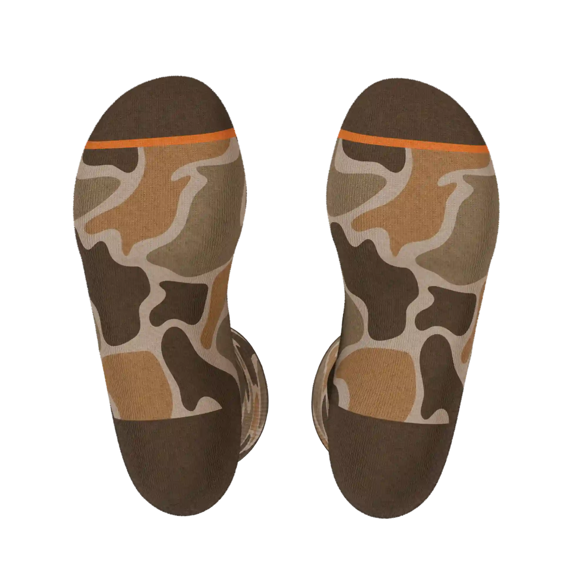 The Out Of Sight | Light Duck Camo Heel Hammock™ Crew Socks
