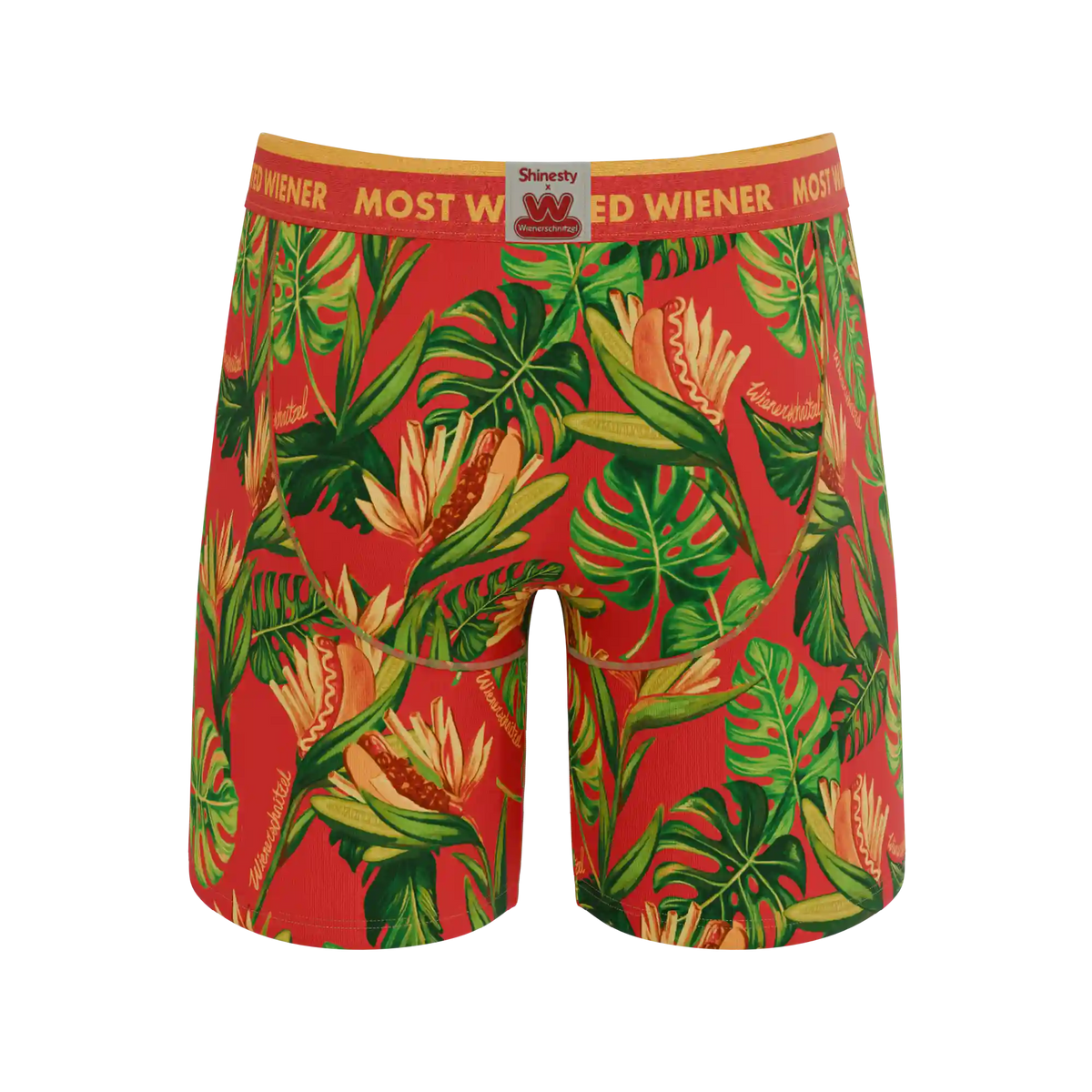 The Wiener In Paradise | Shinesty X Wienerschnitzel Tropical Ball Hammock® Boxer - Long Leg