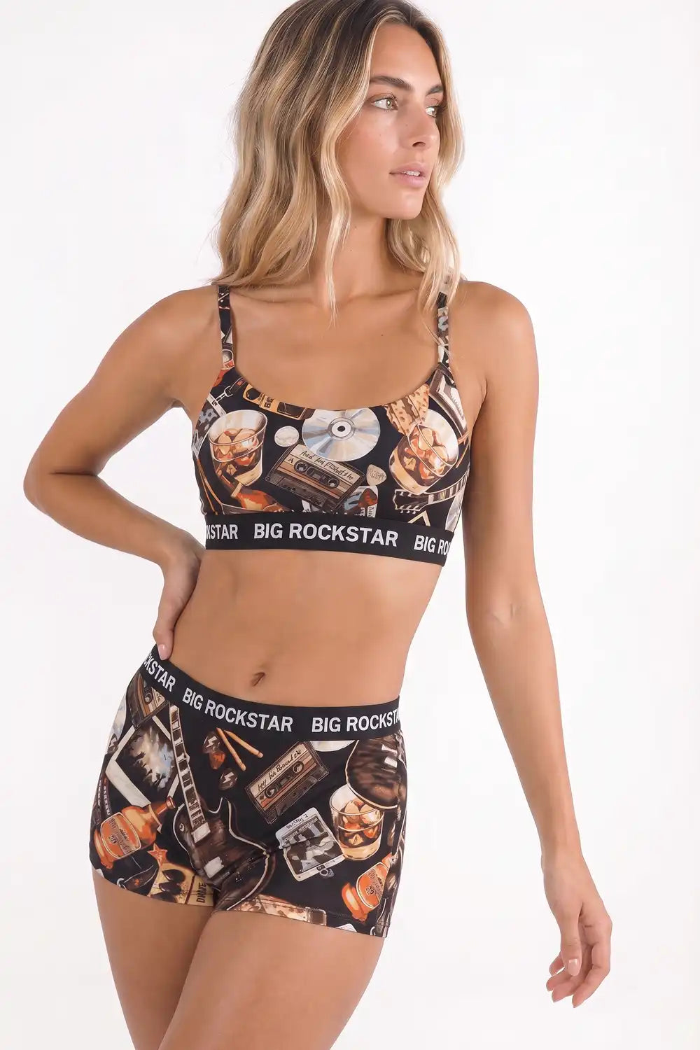 The Big Rock Star | Shinesty X Nickelback Guitar Boyshort Underwear with Waistband