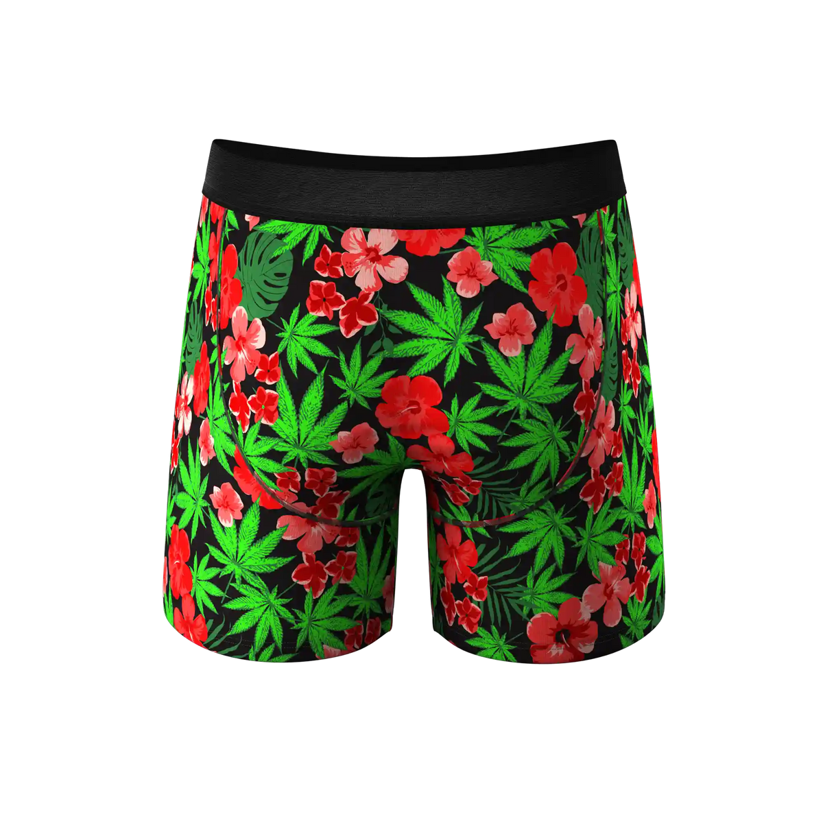 The Bongstera | Tropical Weed Ball Hammock® Pouch Underwear With Fly