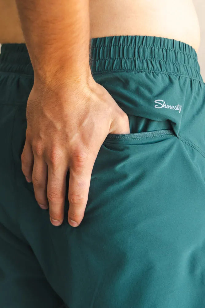 The Green Way | Green Deck Stripe Ball Hammock® 5 Inch Athletic Shorts