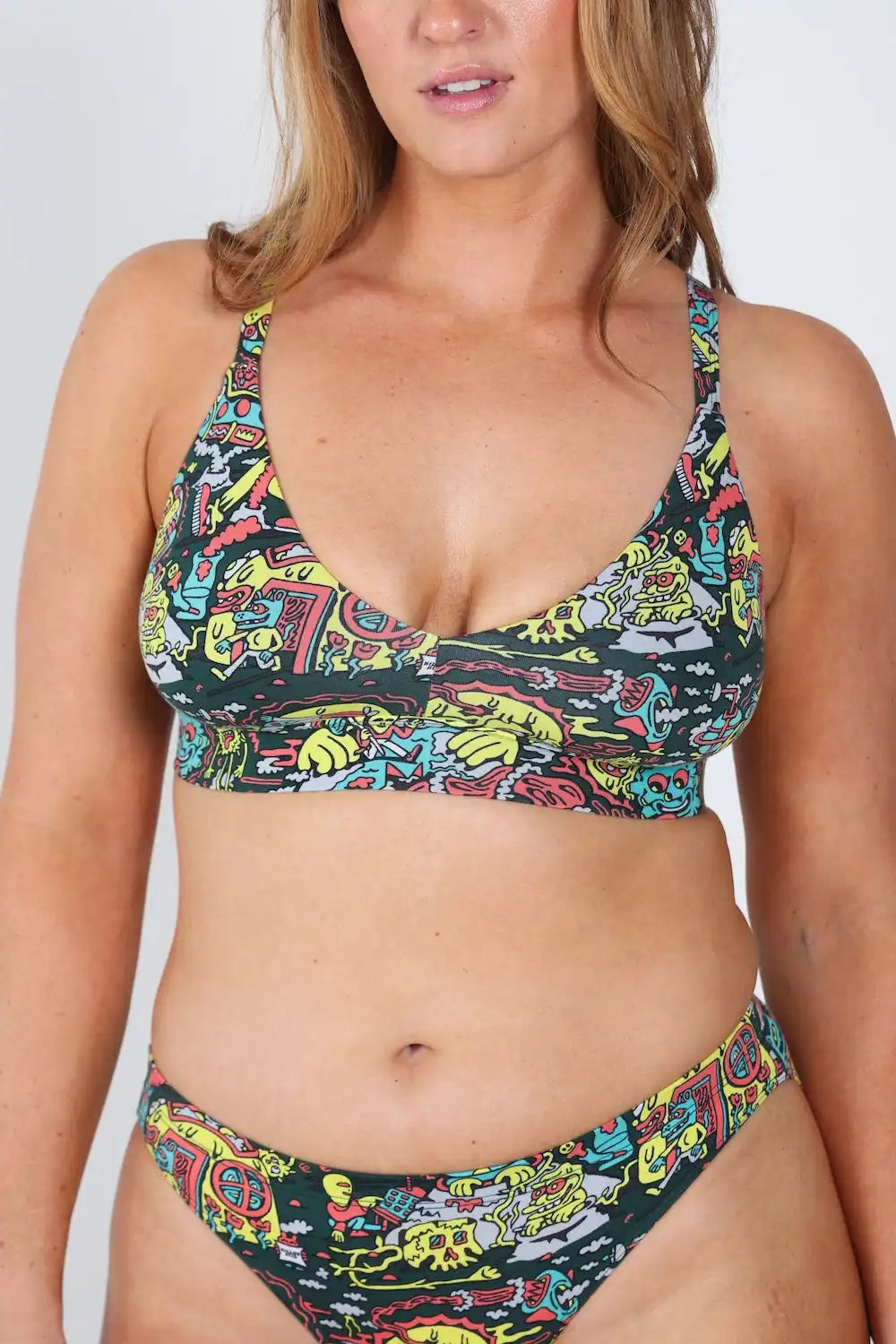 The Spaced Out | Shinesty X Killer Acid Boob Hammock™ Plunge Bralette