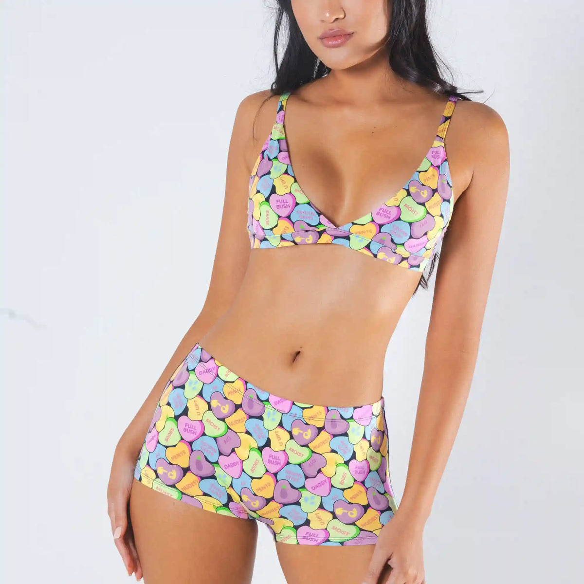 The Candy Crush | Candy Hearts Boob Hammock™ Triangle Bralette