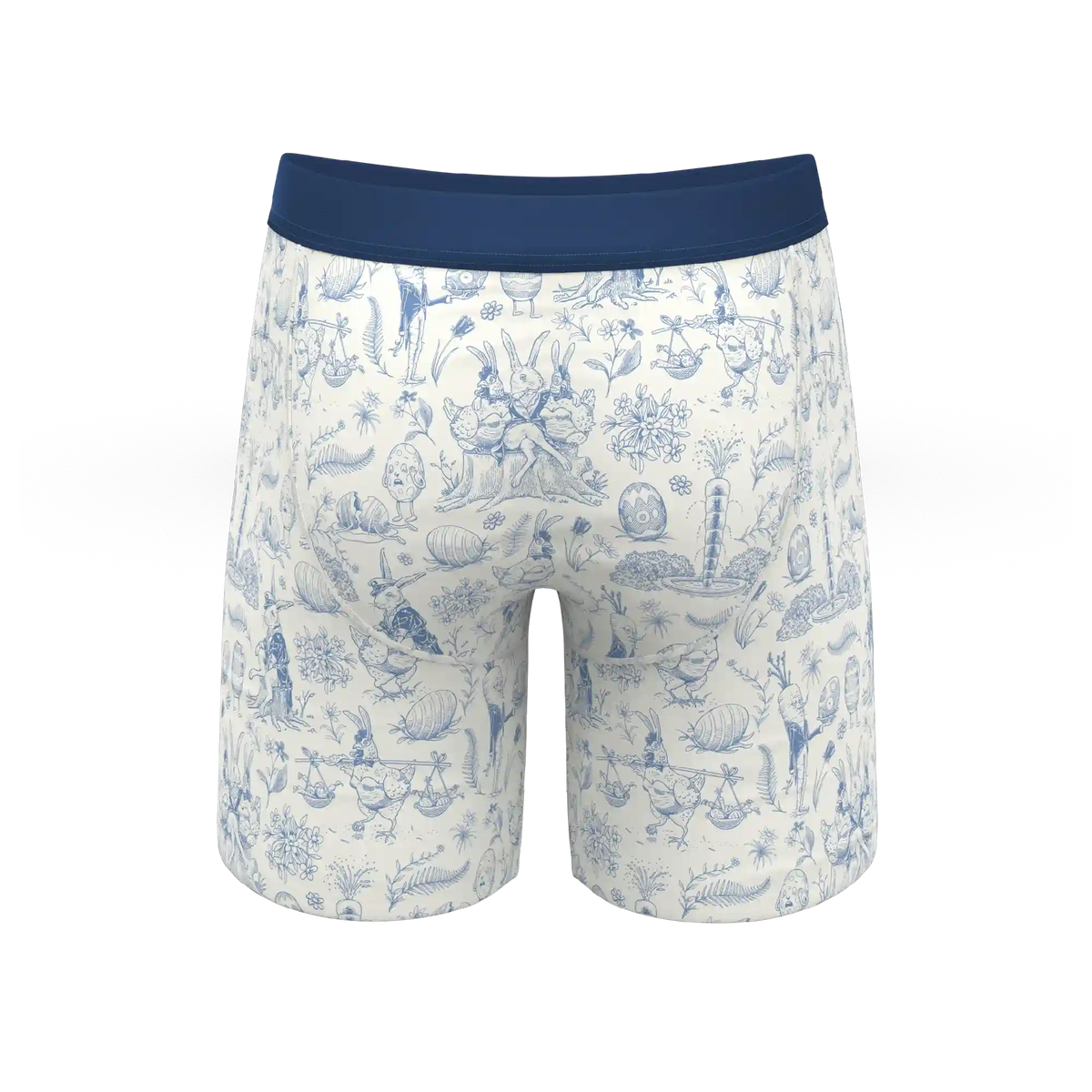 The Hot Cottontail | Easter Toile Ball Hammock® Boxer - Long Leg