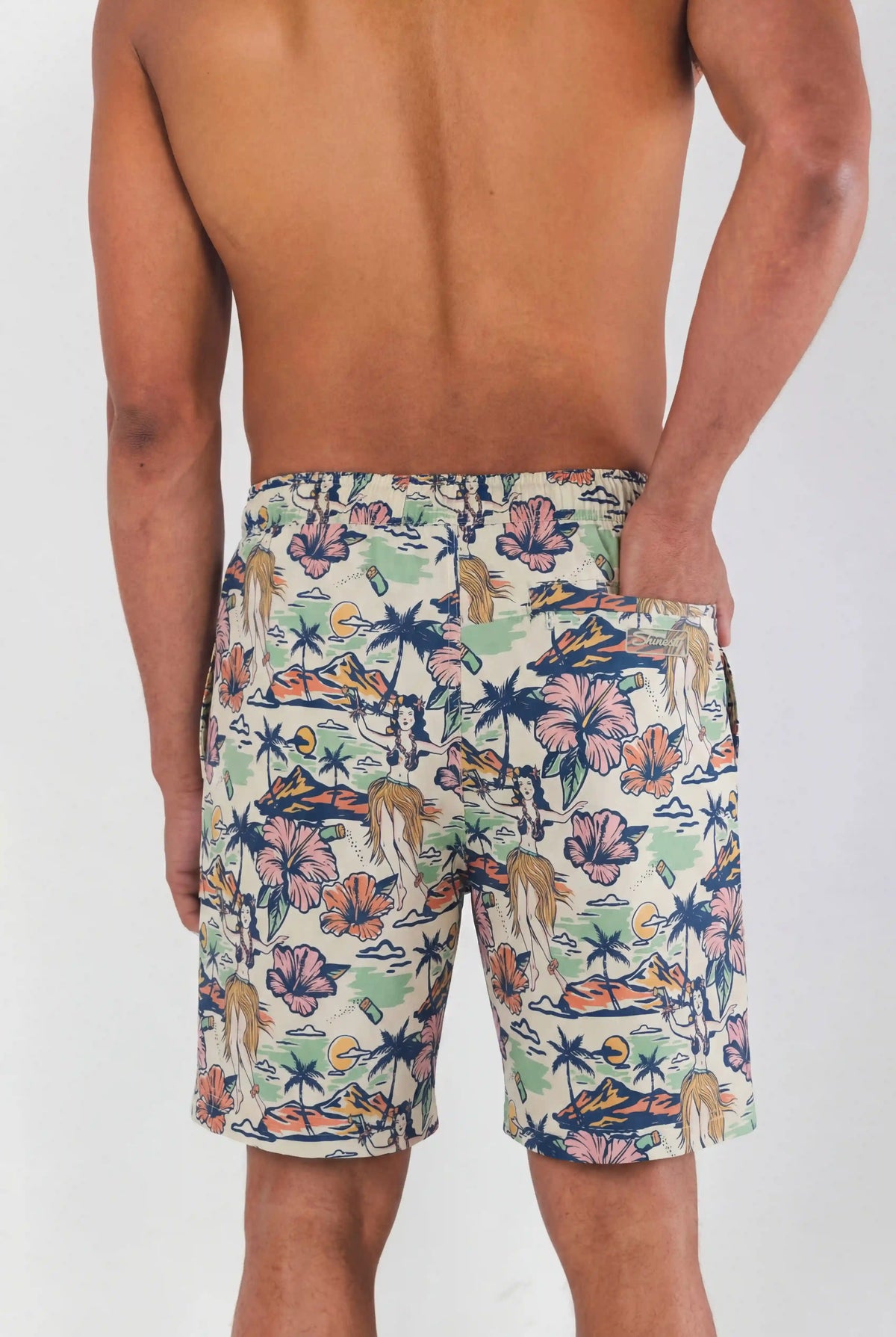 The Come Monday | Shinesty x Margaritaville® Ball Hammock® Pouch 8" Swim Trunks