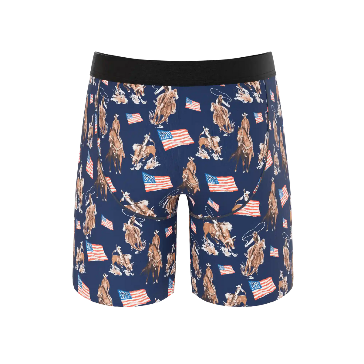 The Bootstraps & Chaps | Americana Cowboy Ball Hammock® Boxer - Long Leg