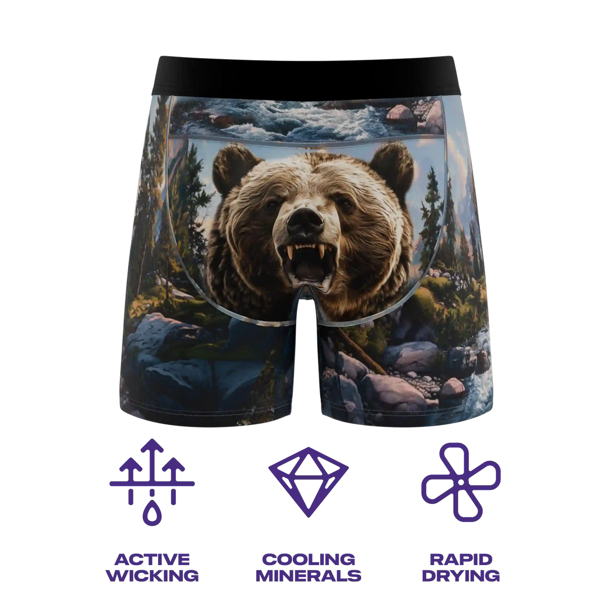 The Grizzly Beast | Truck Stop Classic paradICE™ Cooling Ball Hammock® Underwear