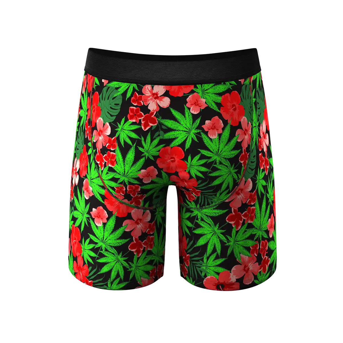 The Bongstera | Tropical Weed Ball Hammock® Boxer - Long Leg