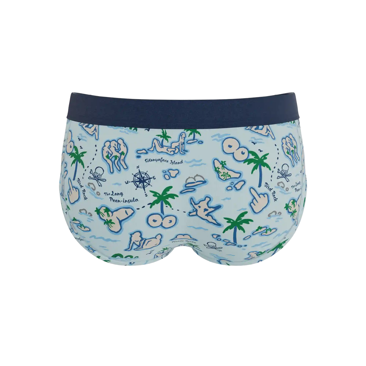 The Pirate's Booty | Naughty Map Ball Hammock® Pouch Underwear Briefs