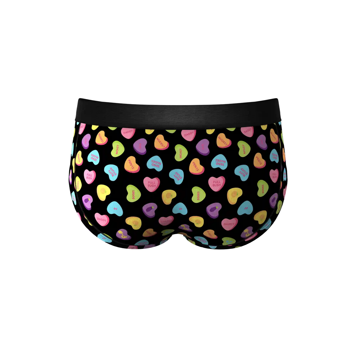 The Smooth Talker | Candy Hearts Ball Hammock® Pouch Underwear Briefs