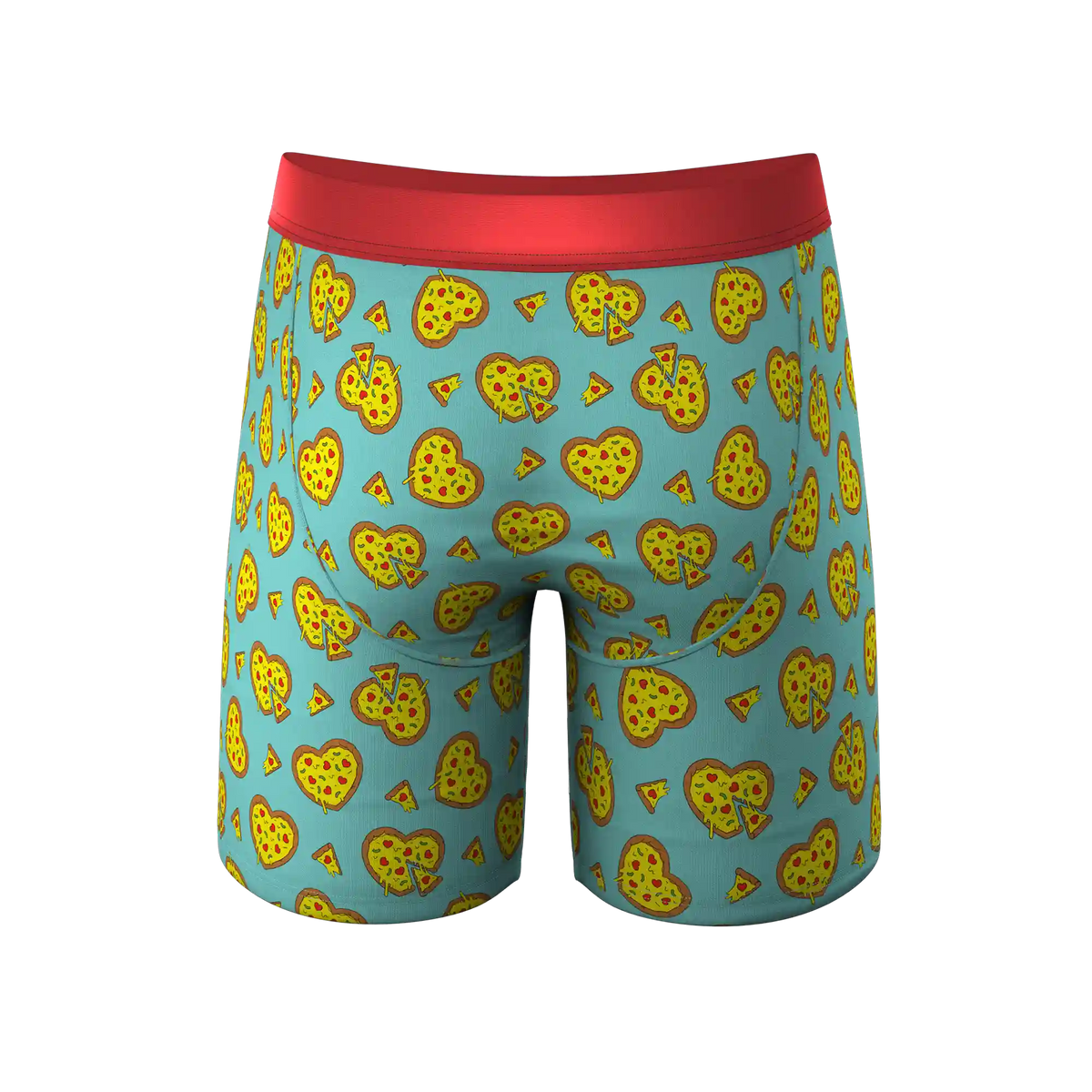 The Deep Dish | Pizza Hearts Ball Hammock® Boxer - Long Leg