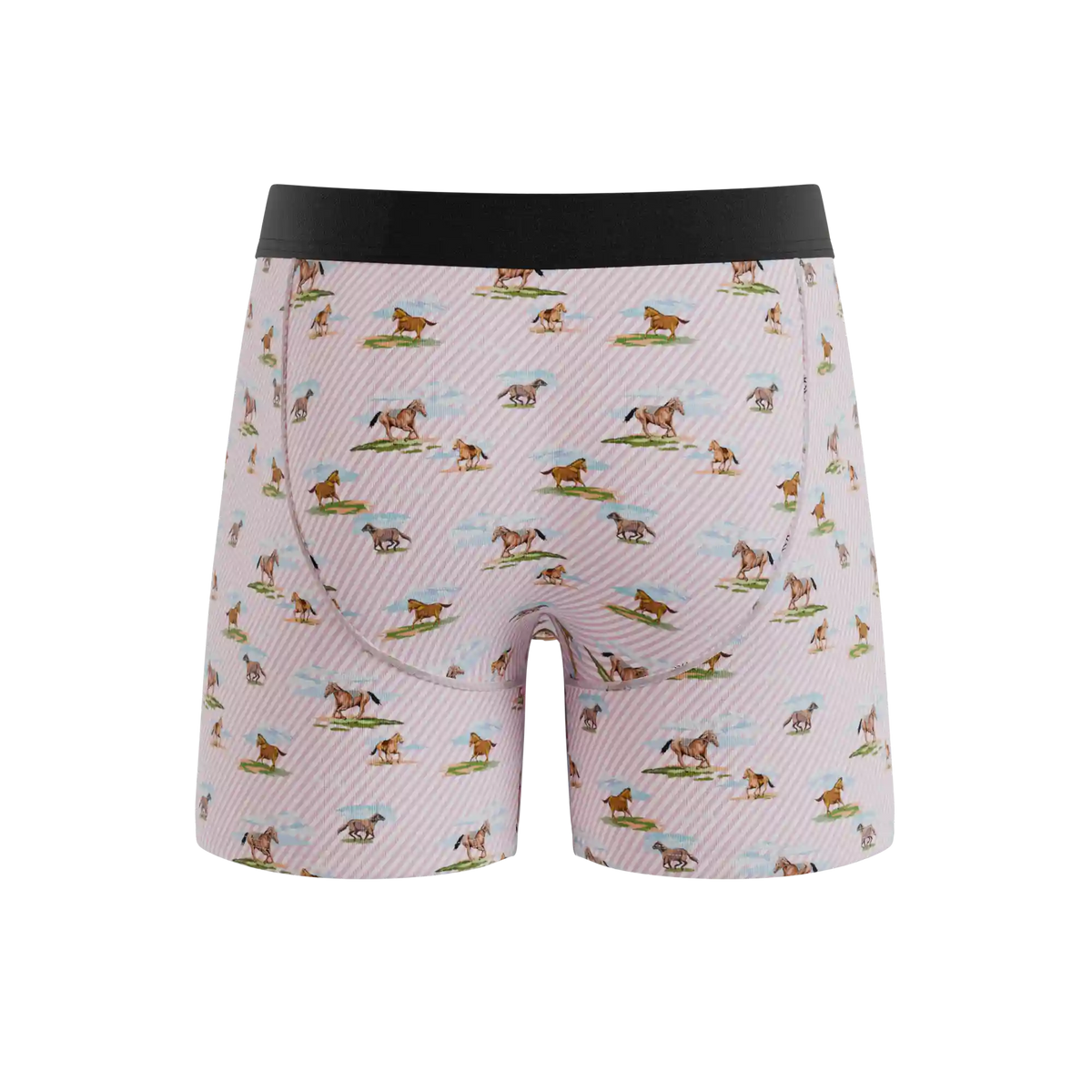 The Supreme Steed | Derby Horses Ball Hammock® Pouch Underwear With Fly