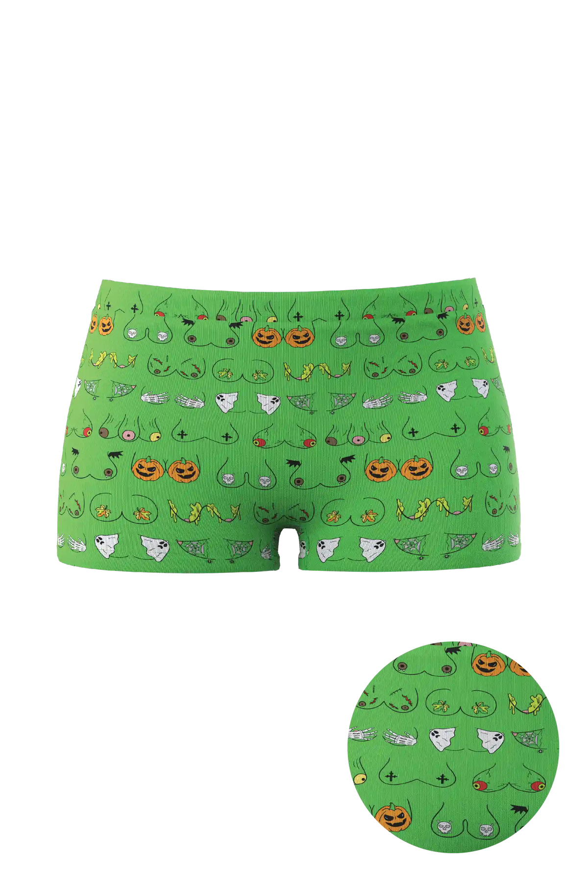 The Haunted Honkers | Halloween Bust Modal Boyshort Underwear