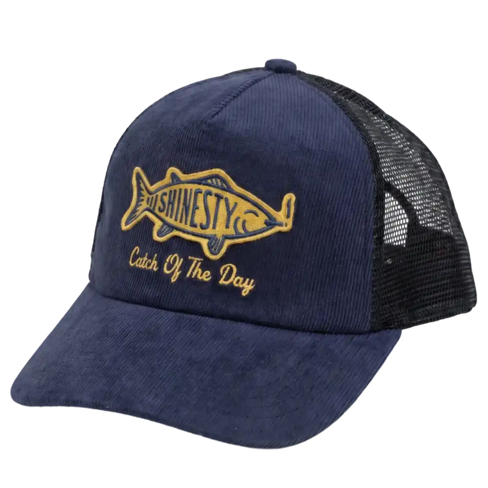 The Catch Of The Day | Shinesty Fish Corduroy Trucker Hat