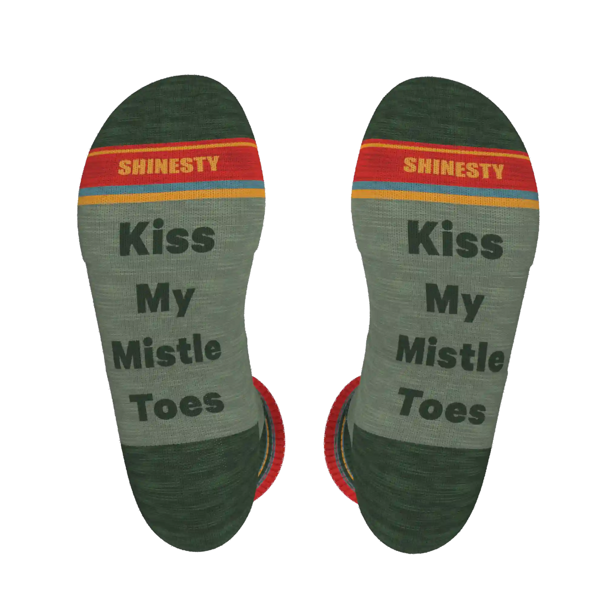 The Holiday Smooch | Western Holiday Heel Hammock™ Crew Socks