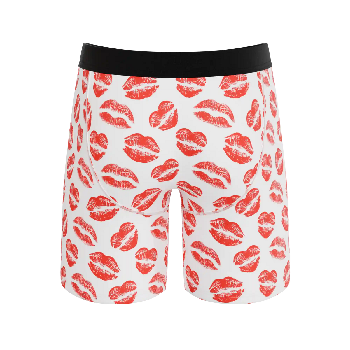 The Pucker Up | Lipstick Kiss Ball Hammock® Boxer - Long Leg