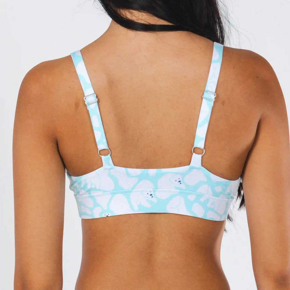 The Polar Polka | Polar Bear Scene Boob Hammock™ Plunge Bralette