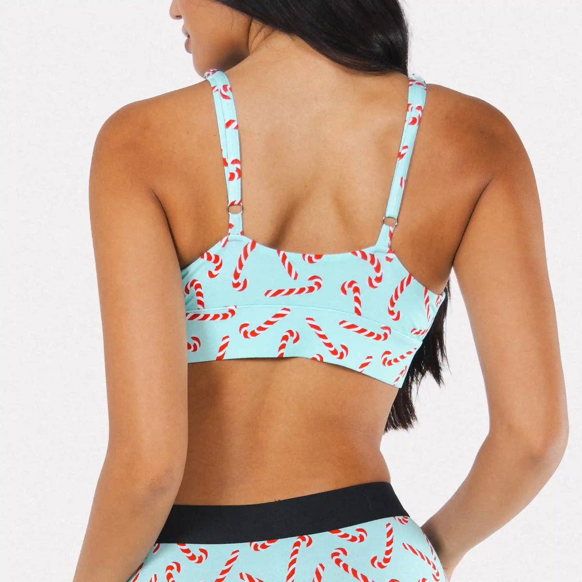 The Peppermint Pimp Canes | Candy Cane Boob Hammock™ Scoop Bralette