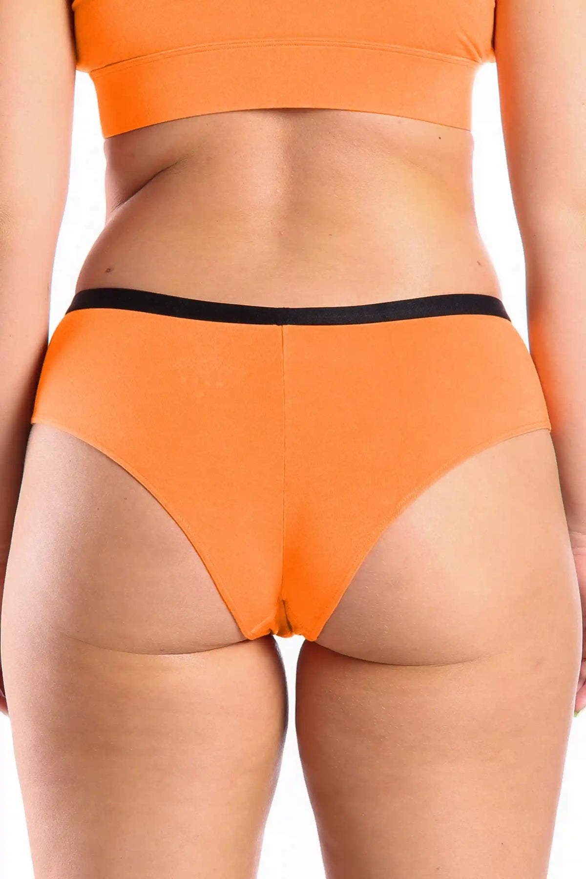 The Crossing Guard | Orange Cheeky Underwear