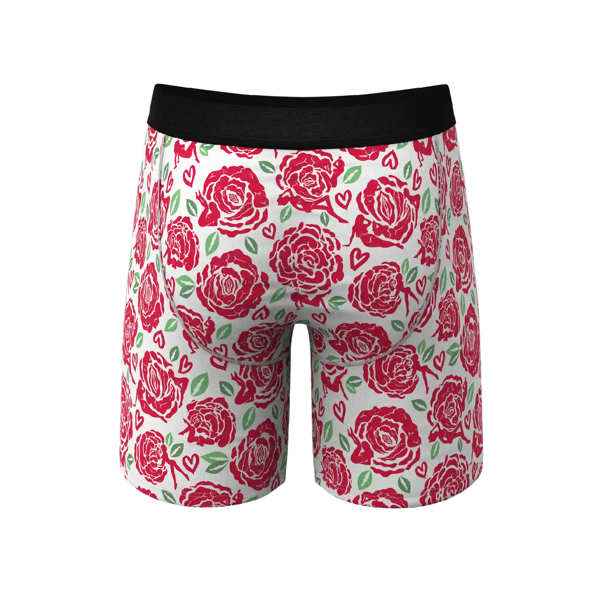 The Bloom With A View | Naughty Roses Ball Hammock® Boxer - Long Leg