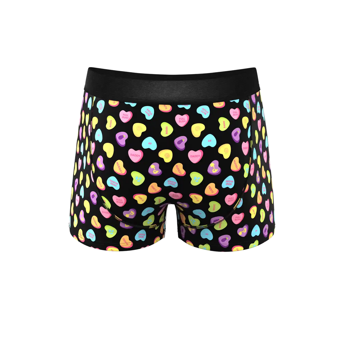 The Smooth Talker | Candy Hearts Ball Hammock® Pouch Trunks Underwear
