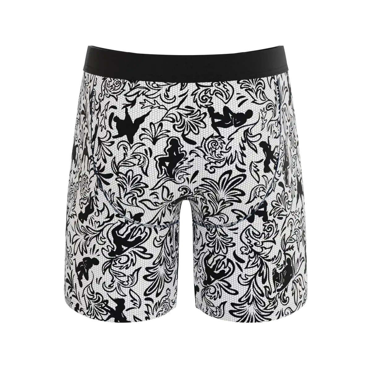The Racy & Lacy | Provocative Lace Print Ball Hammock® Boxer - Long Leg