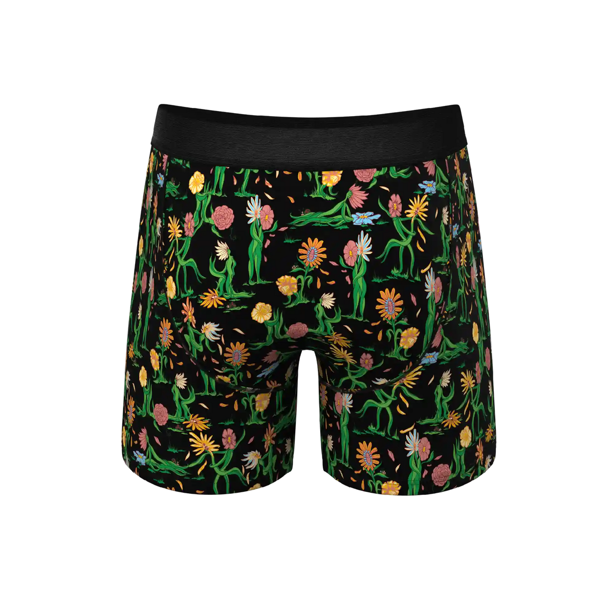 The Garden Of Breedin | Flower Print Ball Hammock® Pouch Underwear With Fly