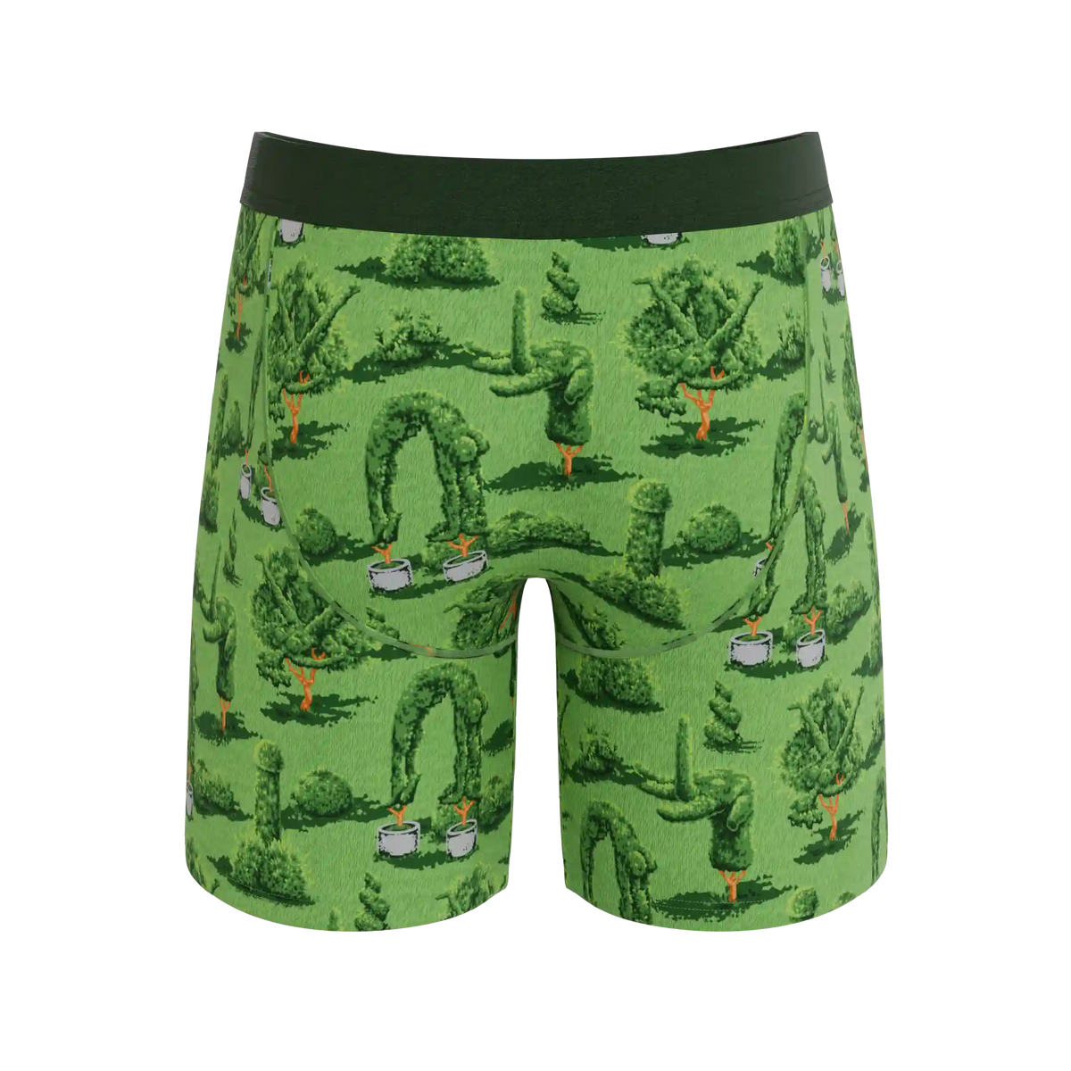 The Full Bush Bush Club | Naughty Landscaping Ball Hammock® Boxer - Long Leg