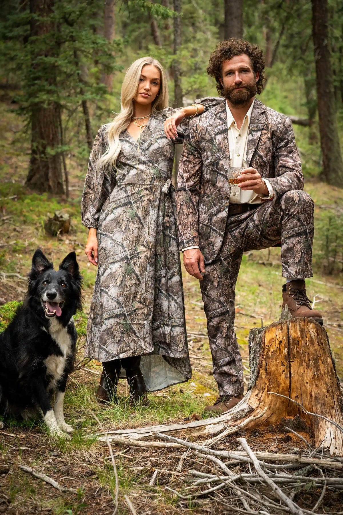 The Deerly Departed | RealTree x Shinesty Camouflage Long Sleeve Dress