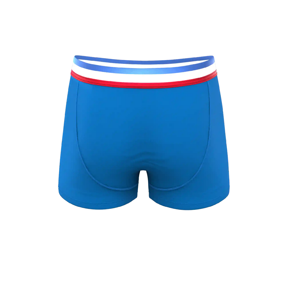 The Morning Glory | Blue with USA Waistband Ball Hammock® Pouch Trunks Underwear