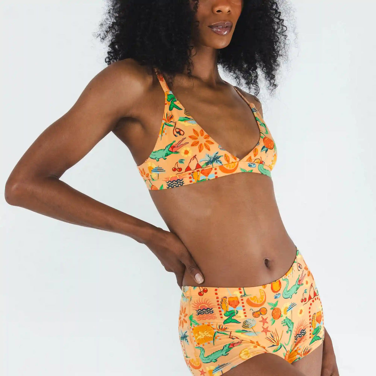 The Sunshine State | Creamsicle Summer Modal Boyshort Underwear