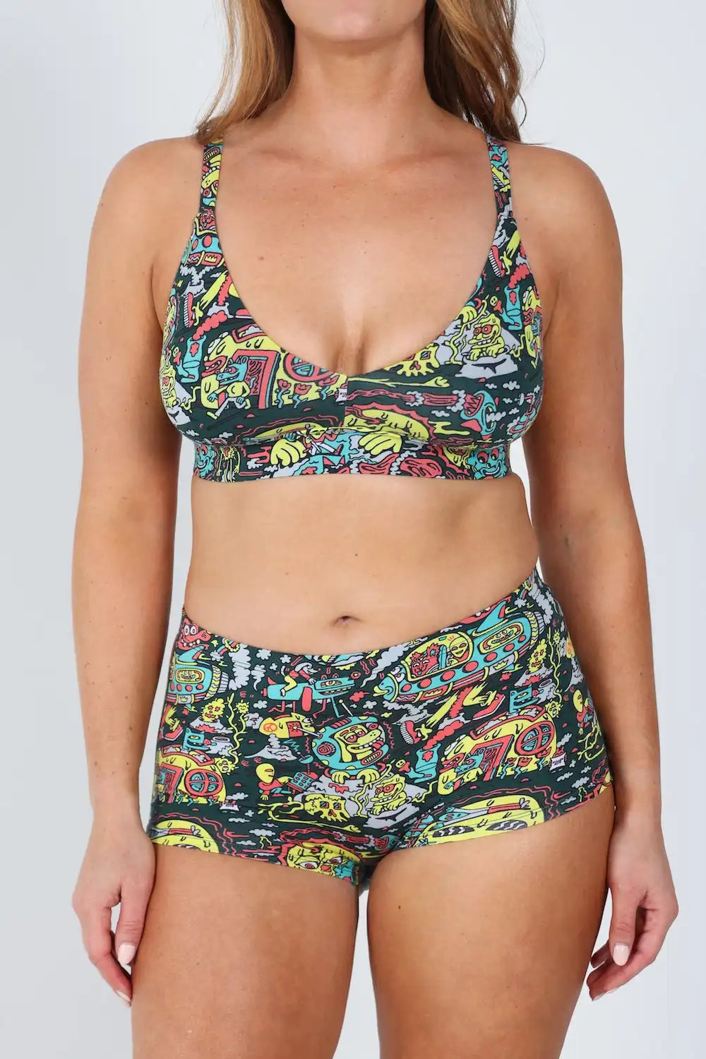 The Spaced Out | Shinesty X Killer Acid Modal Boyshort Underwear