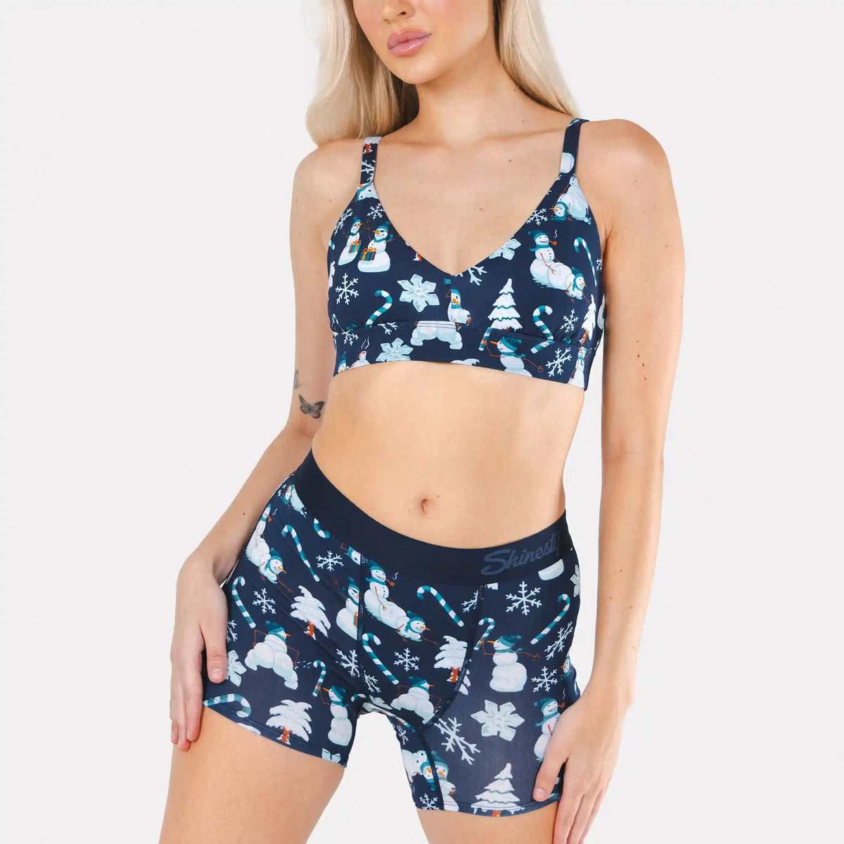 The Big Blizzard | Naughty Snowmen Women’s Boxers