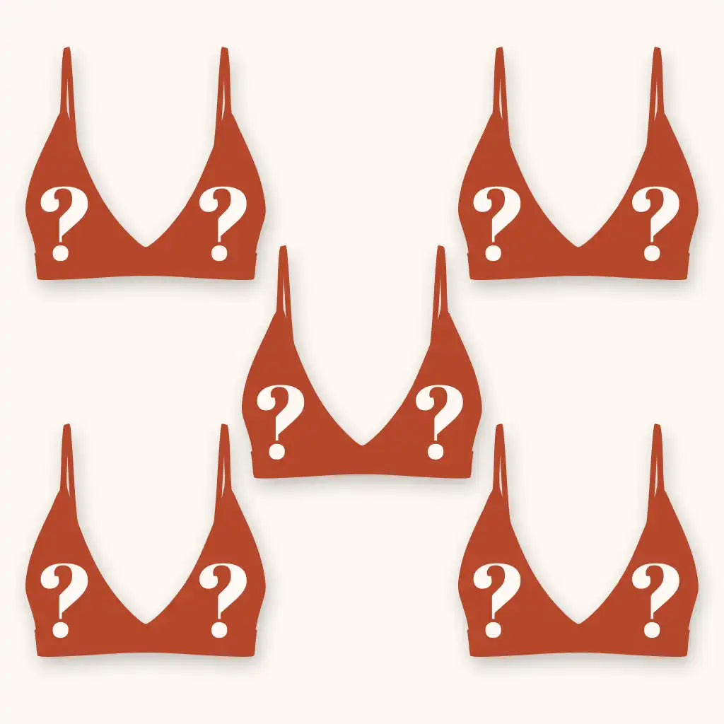 The Mystery | Boob Hammock™ Triangle Bralette 5 Pack