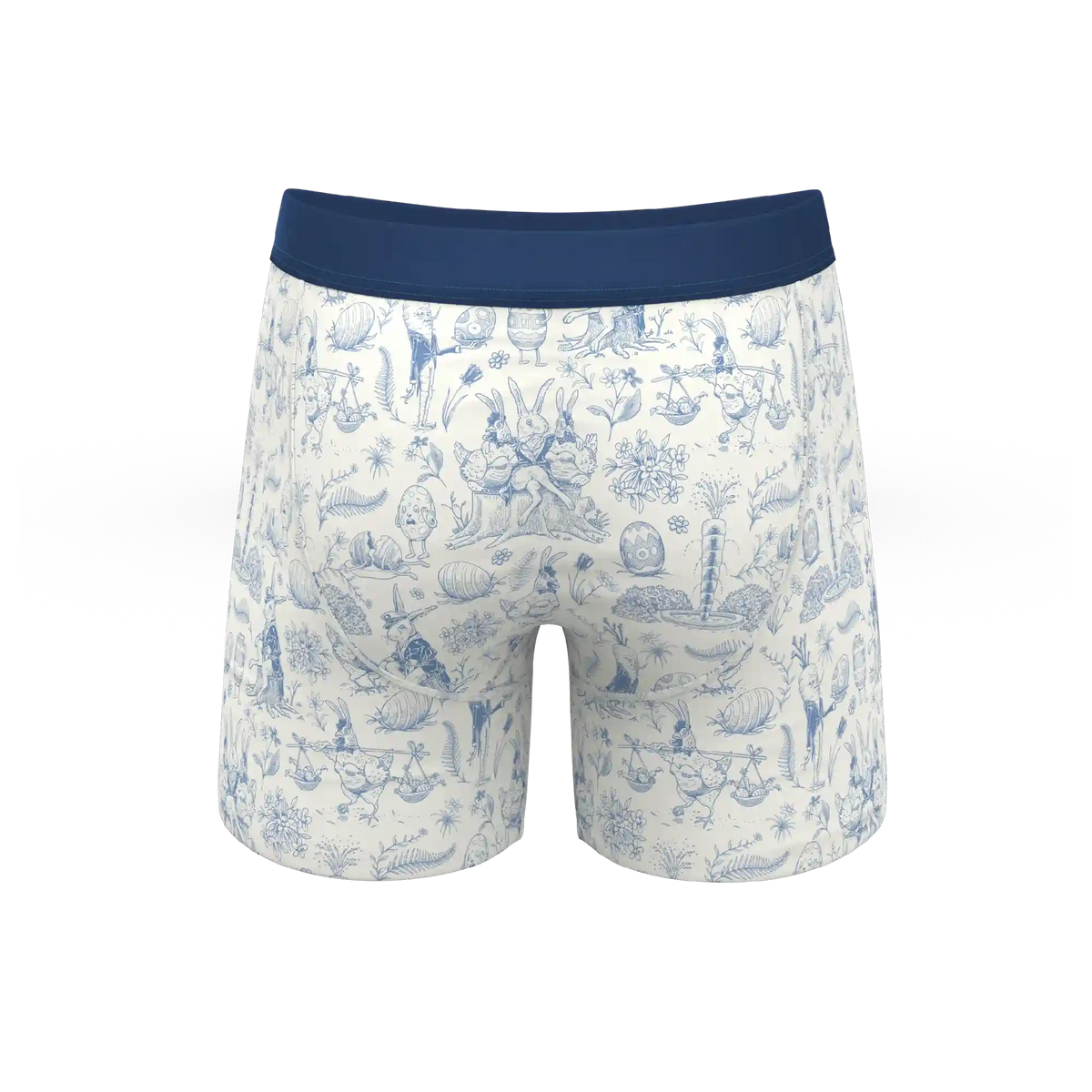 The Hot Cottontail | Easter Toile Ball Hammock® Pouch Underwear With Fly