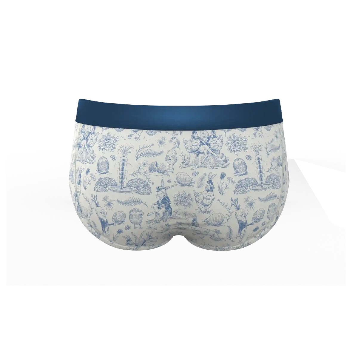 The Hot Cottontail | Easter Toile Ball Hammock® Pouch Underwear Briefs