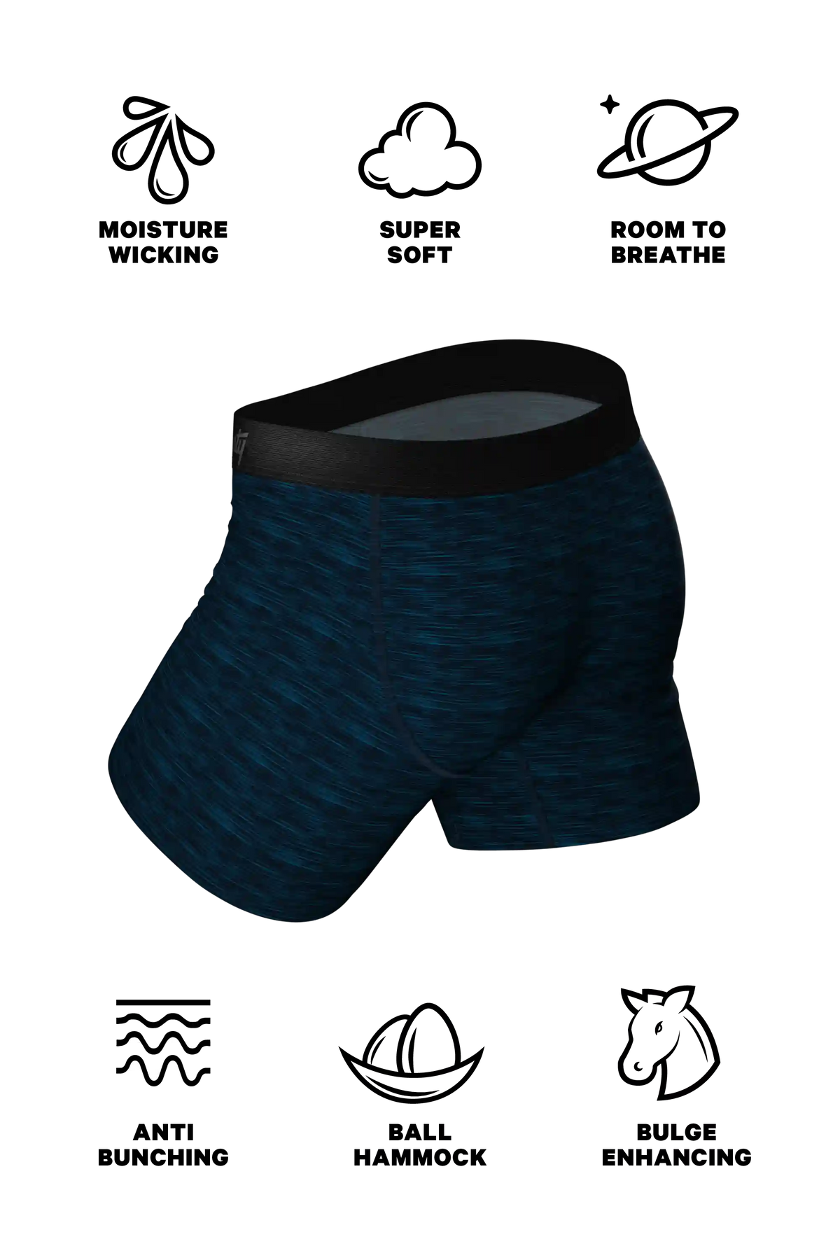 The Tyrant Lizard | Dinosaur Ball Hammock® Pouch Underwear