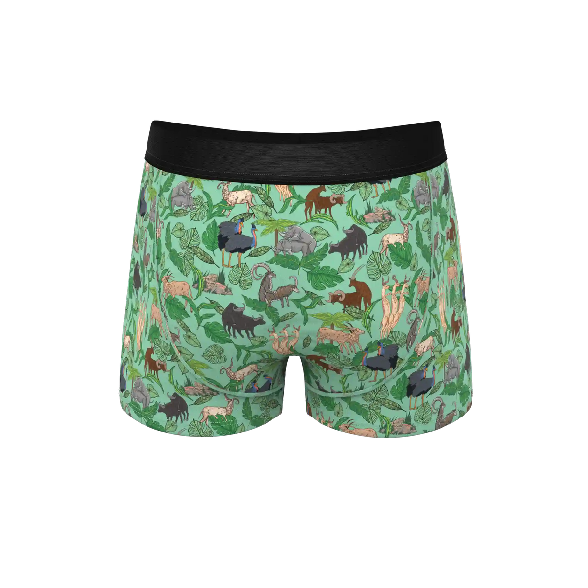 The Hornography | Tropical Animals Ball Hammock® Pouch Trunks Underwear