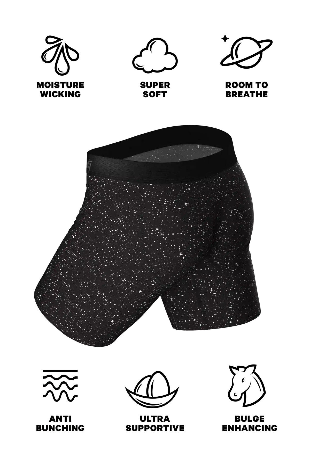 The Discotheque | Disco Ball Ball Hammock® Boxer - Long Leg