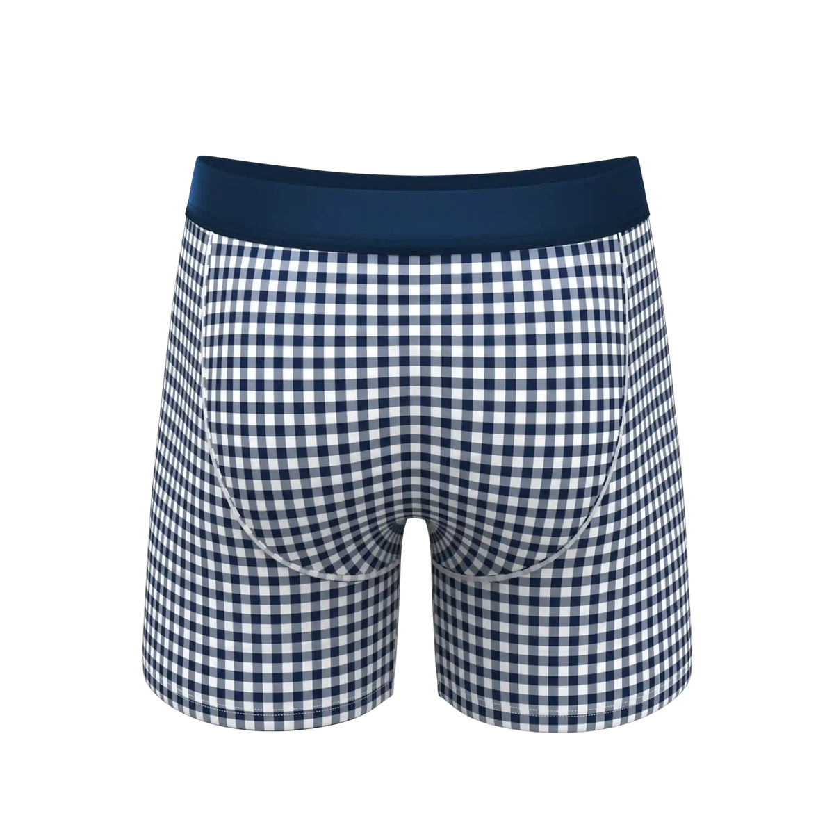 The Mad For Plaid | Navy Gingham Ball Hammock® Pouch Underwear