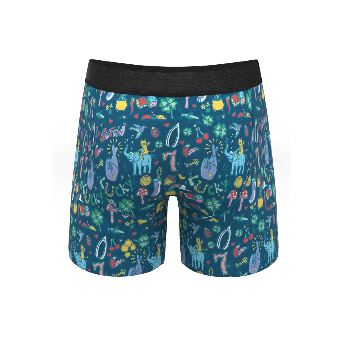 The Lucky Duck | Lucky Symbols Ball Hammock® Pouch Underwear With Fly