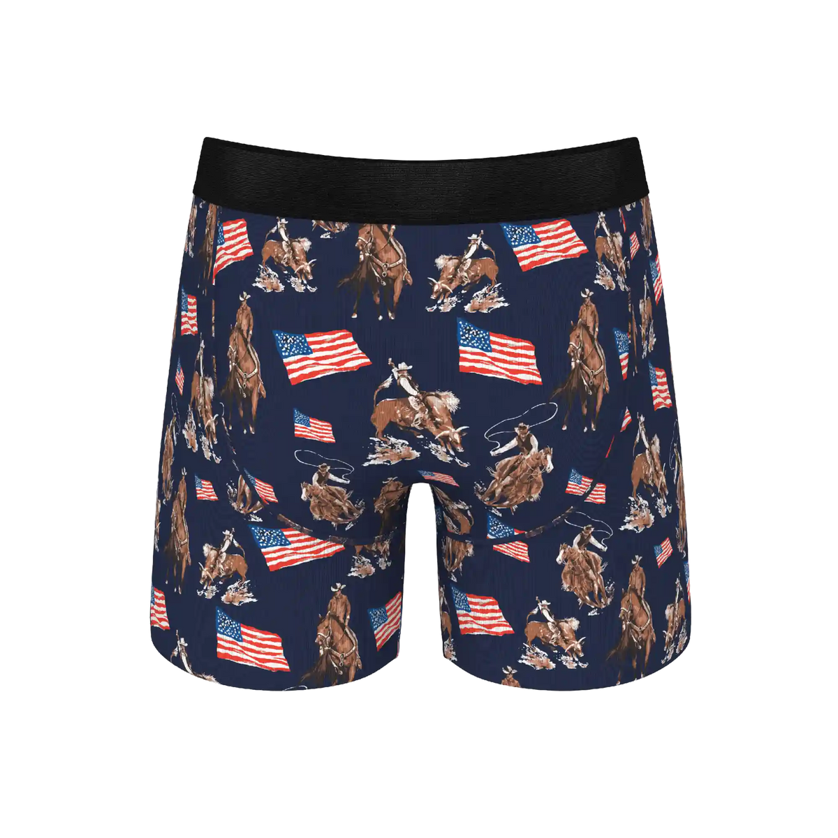 The Bootstraps & Chaps | Americana Cowboy Ball Hammock® Pouch Underwear With Fly