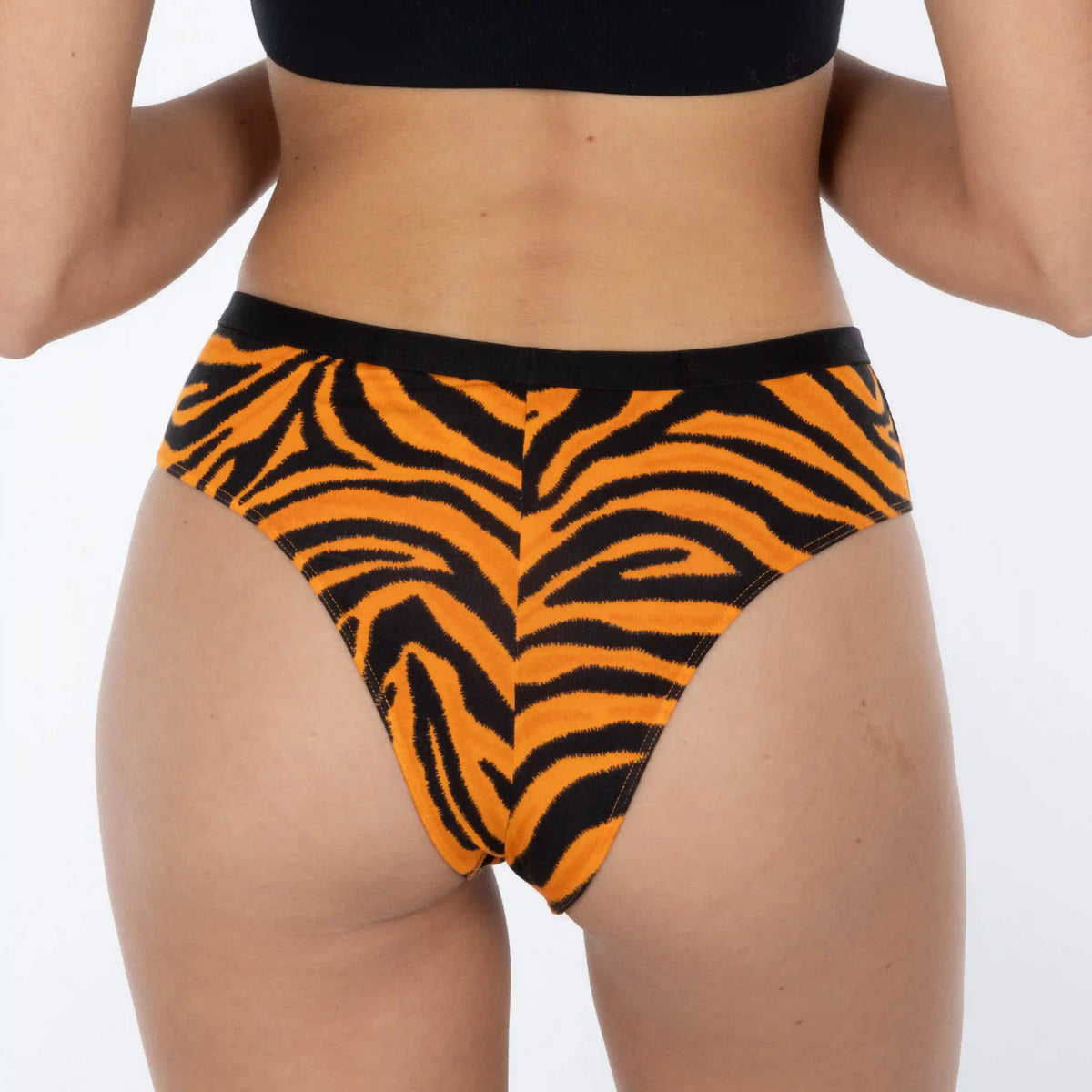The Feral Feline | Tiger Print Cheeky Underwear